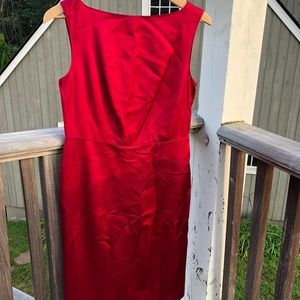 Banana Republic Red silk dress